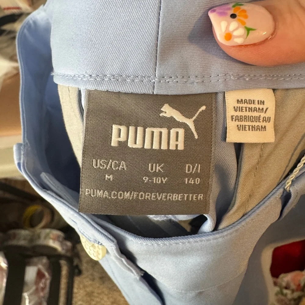PUMA Girls Shorts Serenity Blue Size Medium‎ and Large Available